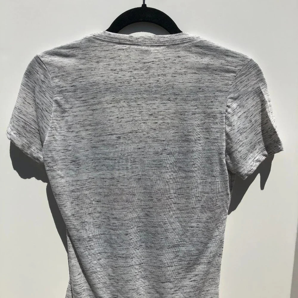 Bella+Canvas VNeck Short Slv Top Gry/Blu/Red Sz M - Picture 6 of 9